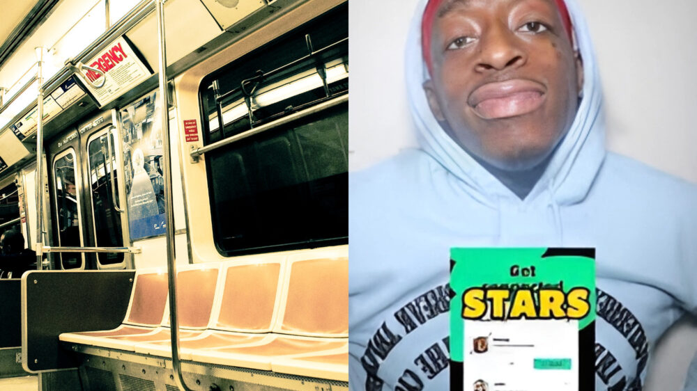 В Нью-Йорке пранкер пытался помыться прямо в вагоне метро, полиции пришлось вмешаться
