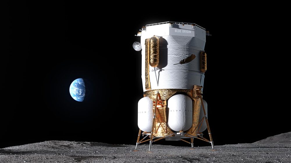 Blue Origin Джеффа Безоса планирует запустить свой лунный модуль к 2025 году