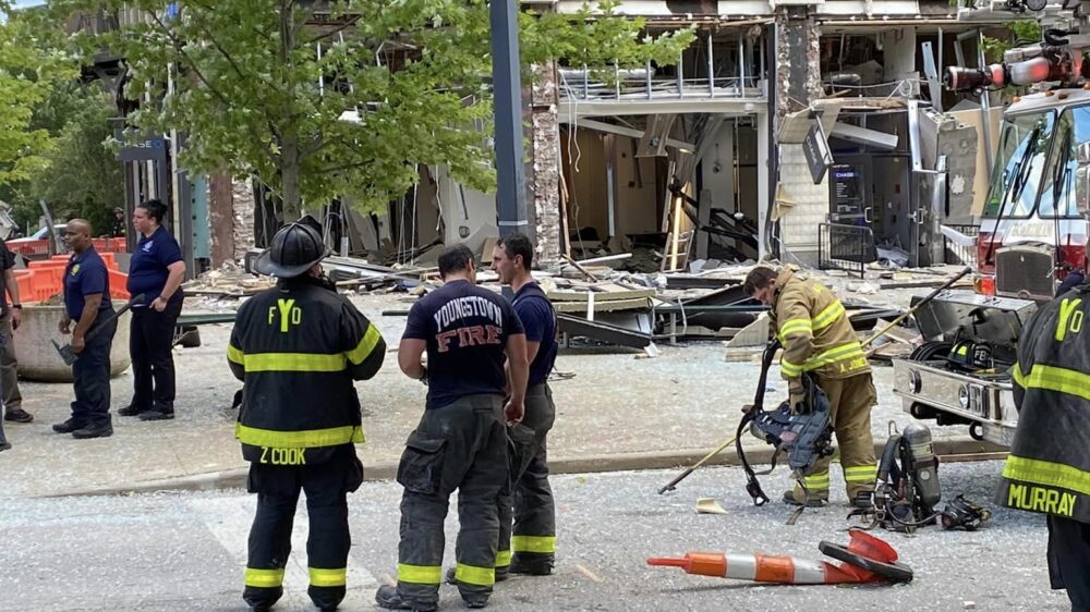 Взрыв в Огайо — погиб банковский служащий, семь человек пострадали