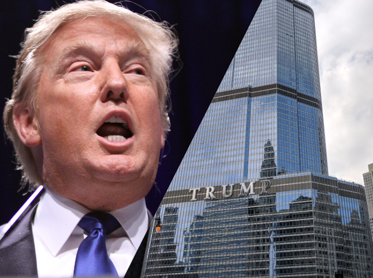 Трамп мог задолжать $100 млн из-за неправомерных налоговых льгот на небоскреб в Чикаго