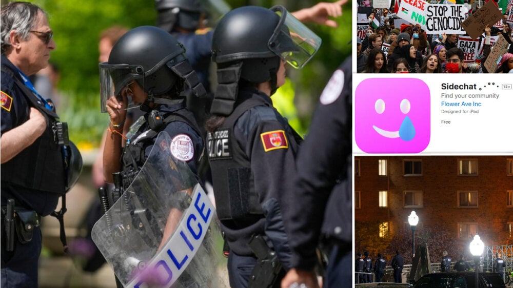 Пропалестинские протесты в кампусах США координируются через Sidechat. Что это за приложение?