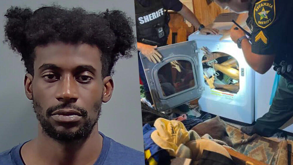 Подозреваемый во Флориде спрятался от ареста в машине для сушки белья — его нашли, но не сразу