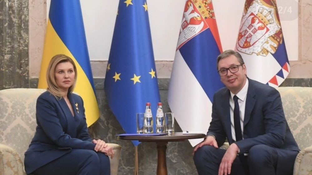 Президент Сербии Вучич встретился с супругой Зеленского и объявил о возвращении посла в Киев
