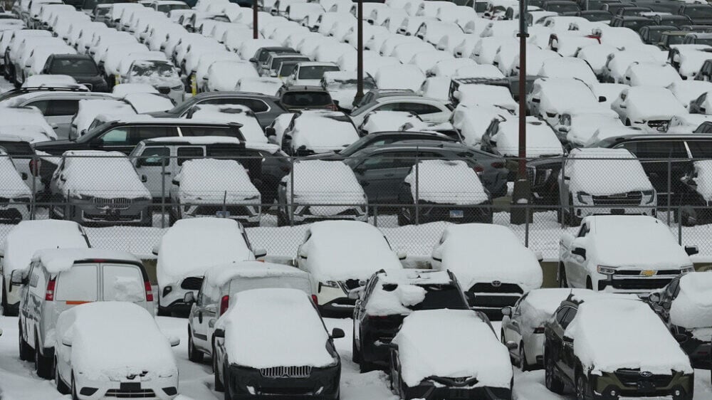 Снежные бури в США: аномальные осадки выпали в Чикаго, Нью-Йорк под угрозой